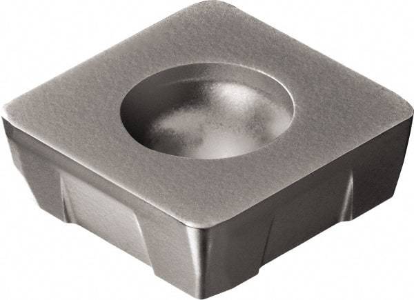 Sandvik Coromant - R210140512 MM Grade 1040 Carbide Milling Insert - TiAlN Finish, 3/16" Thick, 14.5mm Inscribed Circle, 1mm Corner Radius - Eagle Tool & Supply