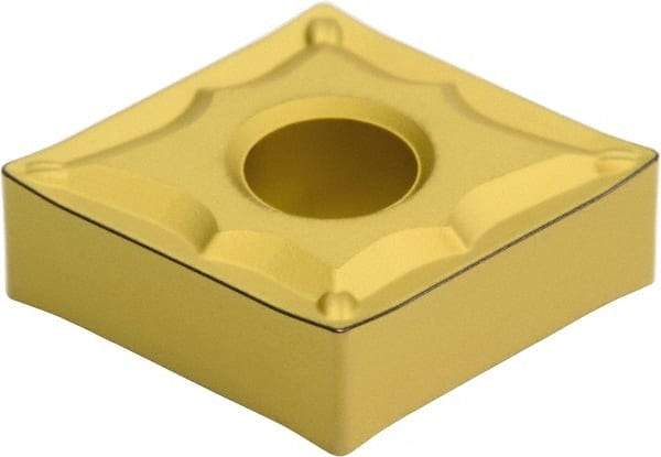 Sumitomo - CNMG432 ESU Grade AC610M Carbide Turning Insert - Al2O3 Finish, 80° Diamond, 1/2" Inscr Circle, 3/16" Thick, 1/32" Corner Radius - Eagle Tool & Supply