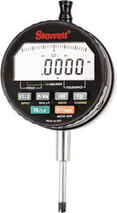 Starrett - 1" Max Measurement, 0.00005" Graduation, Electronic Drop Indicator - Accurate to 0.0001", Inch & Metric System, LCD Display - Eagle Tool & Supply
