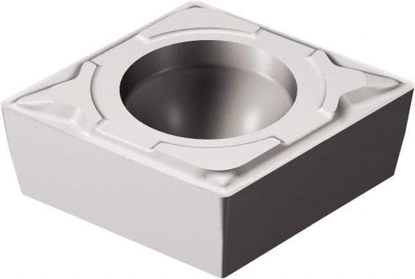 Sandvik Coromant - CCMT431 PF Grade 5015 Cermet Turning Insert - Uncoated, 80° Diamond, 1/2" Inscr Circle, 3/16" Thick, 1/64" Corner Radius - Eagle Tool & Supply