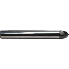 Emuge - 20° Taper Angle per Side, 16mm Small End Diam, 18.5mm LOC, Solid Carbide 3 Flute Tapered Circle Segment Taper Form End Mill - AlCr Finish, 108mm OAL, 16mm Shank Diam, Spiral Flute, 30° Helix - Eagle Tool & Supply