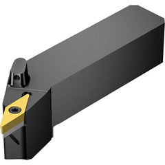 Sandvik Coromant - Left Hand Cut, -3° Lead Angle, 20mm Shank Height x 20mm Shank Width, Neutral Rake Indexable Turning Toolholder - VBMT 16 04 08 Insert Compatibility, Series CoroTurn 107 - Eagle Tool & Supply