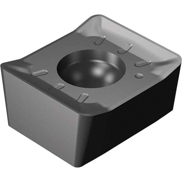 Sandvik Coromant - N331.1A08 M30 Grade 3040 Carbide Milling Insert - TiCN/Al2O3 Finish, 4.45mm Thick, 0.8mm Corner Radius - Eagle Tool & Supply