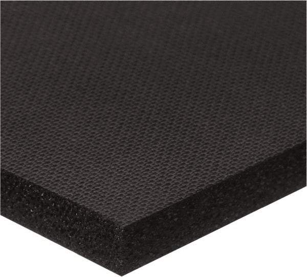 Value Collection - 1/4" Thick x 2" Wide x 10' Long Black Closed Cell Neoprene Foam Rubber Roll - Stock Length, Adhesive Back, -100°F to 500°F - Eagle Tool & Supply