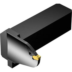Sandvik Coromant - Right Hand, 32mm Max Depth of Cut, Indexable Grooving Tool Holder - 25mm Shank Height, 25mm Shank Width, Through Coolant - Eagle Tool & Supply