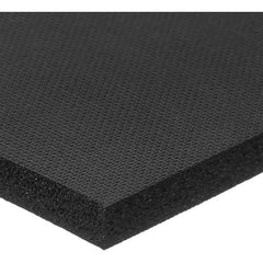 Value Collection - 2' Long x 12" Wide x 1/2" Thick, Neoprene Sheet Gasketing - 100 Max psi, Black - Eagle Tool & Supply