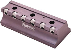 Raptor Workholding - 1-1/2" Jaw Width, 12" High x 17" Long x 7" Wide Dovetail Vise - For Use with 4 & 5 Axis Workholding Systems - Eagle Tool & Supply
