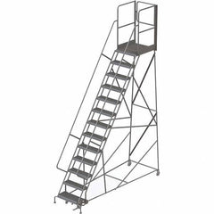 TRI-ARC - Rolling & Wall Mounted Ladders & Platforms Type: Rolling Warehouse Ladder Style: Rolling Platform Ladder - Eagle Tool & Supply