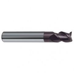 3/8" Dia. - 2" OAL - 45° Helix Firex Carbide End Mill - 3 FL - Eagle Tool & Supply