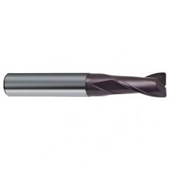 1/2 Dia. x 3 Overall Length 2-Flute Square End Solid Carbide SE End Mill-Round Shank-Center Cut-Firex - Eagle Tool & Supply