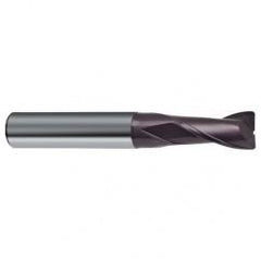 5/16 Dia. x 2-1/2 Overall Length 2-Flute Square End Solid Carbide SE End Mill-Round Shank-Center Cut-Firex - Eagle Tool & Supply