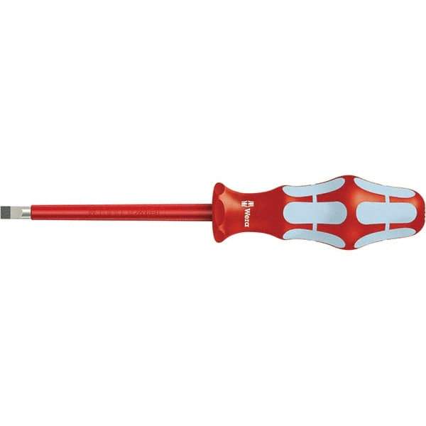 Wera - 3-1/8" Blade Length Insulated Screwdriver - 137mm OAL - Eagle Tool & Supply