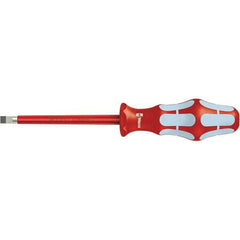 Wera - 3-1/8" Blade Length Insulated Screwdriver - 137mm OAL - Eagle Tool & Supply