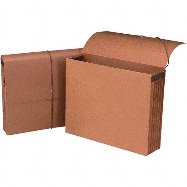 SMEAD - 12 x 10", Letter Size, Redrope, Expansion Folders - Eagle Tool & Supply