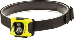Streamlight - White LED Bulb, 200 Lumens, Hands-free Flashlight - Yellow Polycarbonate Body, 3 AAA Alkaline Batteries Included - Eagle Tool & Supply