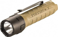 Streamlight - White LED Bulb, 275 Lumens, Industrial/Tactical Flashlight - Coyote Tan Polycarbonate Body, 2 CR123A Lithium Batteries Included - Eagle Tool & Supply