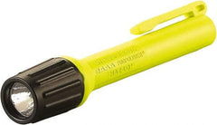 Streamlight - White LED Bulb, 60 Lumens, Industrial/Tactical Flashlight - Yellow Polycarbonate Body, 2 AAA Alkaline Batteries Included - Eagle Tool & Supply