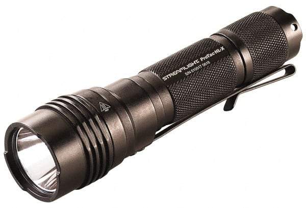 Streamlight - White LED Bulb, 1,000 Lumens, Industrial/Tactical Flashlight - Black Aluminum Body, 2 CR123A Lithium Batteries Included - Eagle Tool & Supply