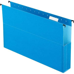 Pendaflex - 8-1/2 x 14", Legal, Blue, Hanging File Folder - 1/5 Tab Cut Location - Eagle Tool & Supply