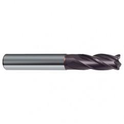 3/8 Dia. x 2-1/2 Overall Length 4-Flute Square End Solid Carbide SE End Mill-Round Shank-Center Cut-Firex - Eagle Tool & Supply