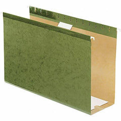 Pendaflex - 8-1/2 x 14", Legal, Standard Green, Hanging File Folder - 11 Point Stock, 1/5 Tab Cut Location - Eagle Tool & Supply