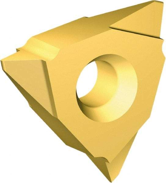 Vargus - 5VEL27 ABUT Grade VKX External On Edge Threading Insert - TiN Finish, 2-1/2" External TPI, 5/8" Inscribed Circle, Left Hand Cut - Eagle Tool & Supply