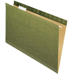 Pendaflex - 8-1/2 x 14", Legal, Standard Green, Hanging File Folder - 11 Point Stock, Straight Tab Cut Location - Eagle Tool & Supply