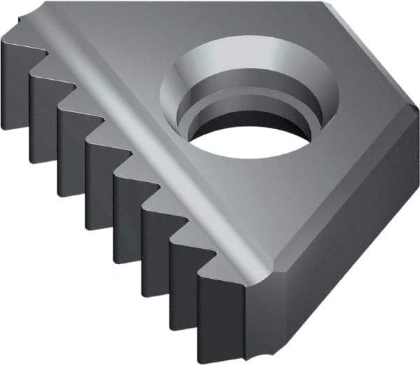 Vargus - 18 TPI, Internal Thread, NPT Standard, 2I VTX Grade Thread Mill Insert - Carbide, TiAlN Coating - Eagle Tool & Supply