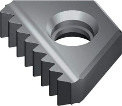 Vargus - 18 TPI, Internal Thread, NPT Standard, 2I VTX Grade Thread Mill Insert - Carbide, TiAlN Coating - Eagle Tool & Supply