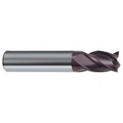 1/2 Dia. x 2-1/2 Overall Length 4-Flute Square End Solid Carbide SE End Mill-Round Shank-Center Cut-Firex - Eagle Tool & Supply