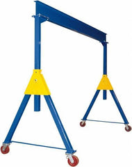 Vestil - 10,000 Lb Load Capacity, Steel Gantry Crane - 15' Span - Eagle Tool & Supply