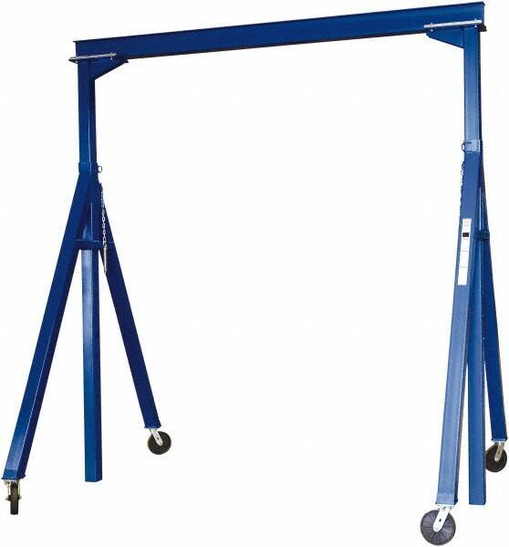 Vestil - 8,000 Lb Load Capacity, Steel Gantry Crane - 10' Span - Eagle Tool & Supply