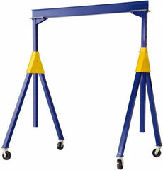 Vestil - 4,000 Lb Load Capacity, Steel Gantry Crane - 15' Span - Eagle Tool & Supply