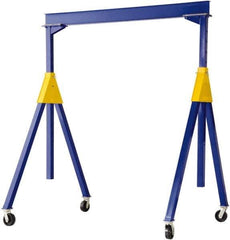 Vestil - 4,000 Lb Load Capacity, Steel Gantry Crane - 20' Span - Eagle Tool & Supply