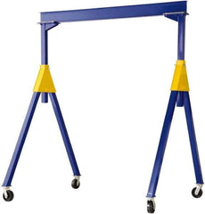 Vestil - 4,000 Lb Load Capacity, Steel Gantry Crane - 9-31/32' Span - Eagle Tool & Supply