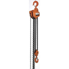 Vestil - 10,000 Lb Lifting Capacity, 20' Lift Height, Hand Hoist - Made from Chain - Eagle Tool & Supply