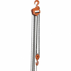 Vestil - 10,000 Lb Lifting Capacity, 15' Lift Height, Hand Hoist - Made from Chain - Eagle Tool & Supply