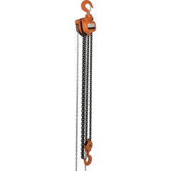 Vestil - 10,000 Lb Lifting Capacity, 10' Lift Height, Hand Hoist - Made from Chain - Eagle Tool & Supply