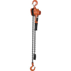 Vestil - 2,000 Lb Lifting Capacity, 5' Lift Height, Lever Hoist - Made from Chain - Eagle Tool & Supply