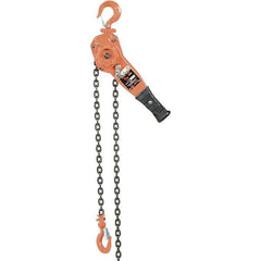 Vestil - 1,500 Lb Lifting Capacity, 20' Lift Height, Lever Hoist - Made from Chain - Eagle Tool & Supply