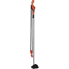 Vestil - 12,000 Lb Lifting Capacity, 20' Lift Height, Lever Hoist - Made from Chain - Eagle Tool & Supply