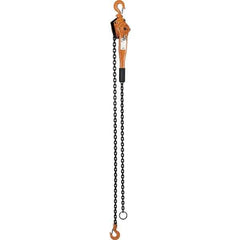 Vestil - 3,000 Lb Lifting Capacity, 10' Lift Height, Lever Hoist - Made from Chain - Eagle Tool & Supply