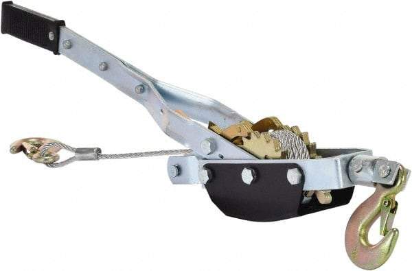 Vestil - 2,000 to 4,000 Lb Lifting Capacity, 10' Lift Height, Puller Hoist - Made from Wire Rope - Eagle Tool & Supply