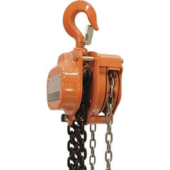 Vestil - 3,000 Lb Lifting Capacity, 20' Lift Height, Hand Hoist - Made from Chain - Eagle Tool & Supply