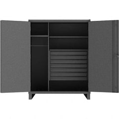Durham - 3 Shelf 60 Bin Wardrobe Storage Cabinet - Eagle Tool & Supply