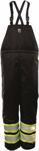 Viking - Size 4XL, Black, Cold Weather Bib Overall - Hook & Loop Ankle - Eagle Tool & Supply