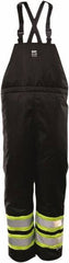 Viking - Size 3XL, Black, Cold Weather Bib Overall - Hook & Loop Ankle - Eagle Tool & Supply