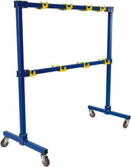 Vestil - 2 Shelf, 1,000 Lb Capacity, Blue Gantry - 77-1/16" Wide x 76-11/16" High x 39" Deep - Eagle Tool & Supply