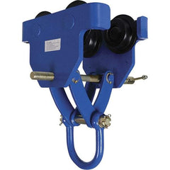 Vestil - 4 Ton Capacity Quick Install Manual Trolley - 4" to 11-3/4" Flange Width - Eagle Tool & Supply