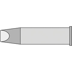 Weller - Soldering Iron Tips; Type: Chisel Tip ; For Use With: WP 200; WXP 200 - Exact Industrial Supply